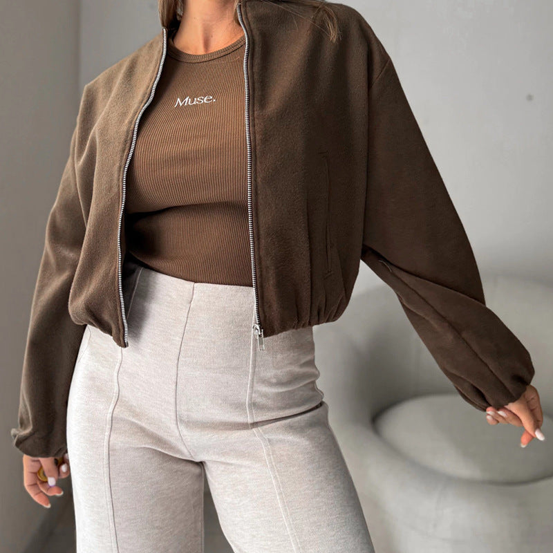 Luminé Off-Shoulder Coat