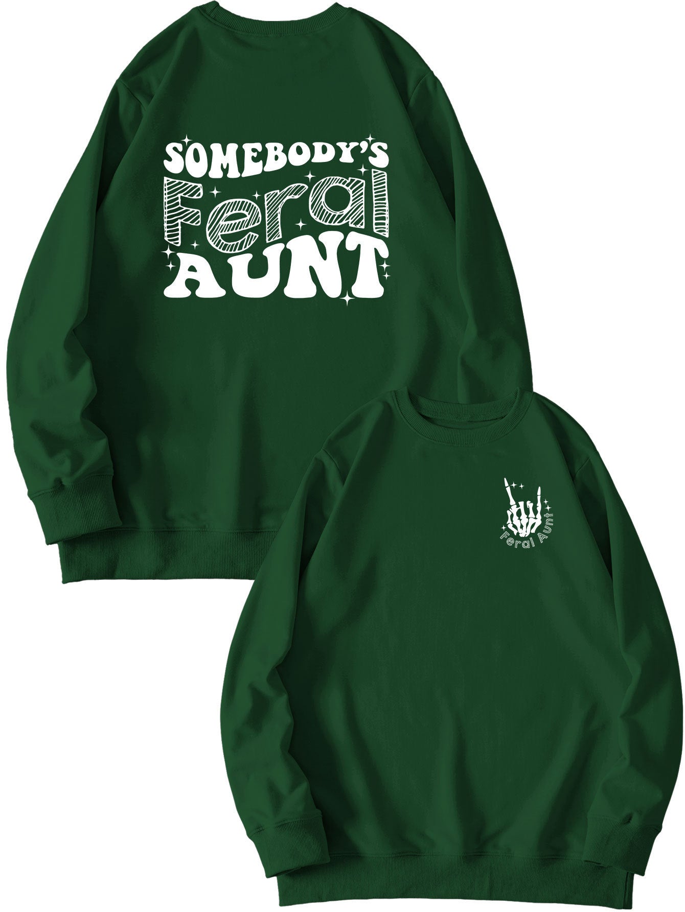 Aurevia Casual Print Sweatshirt