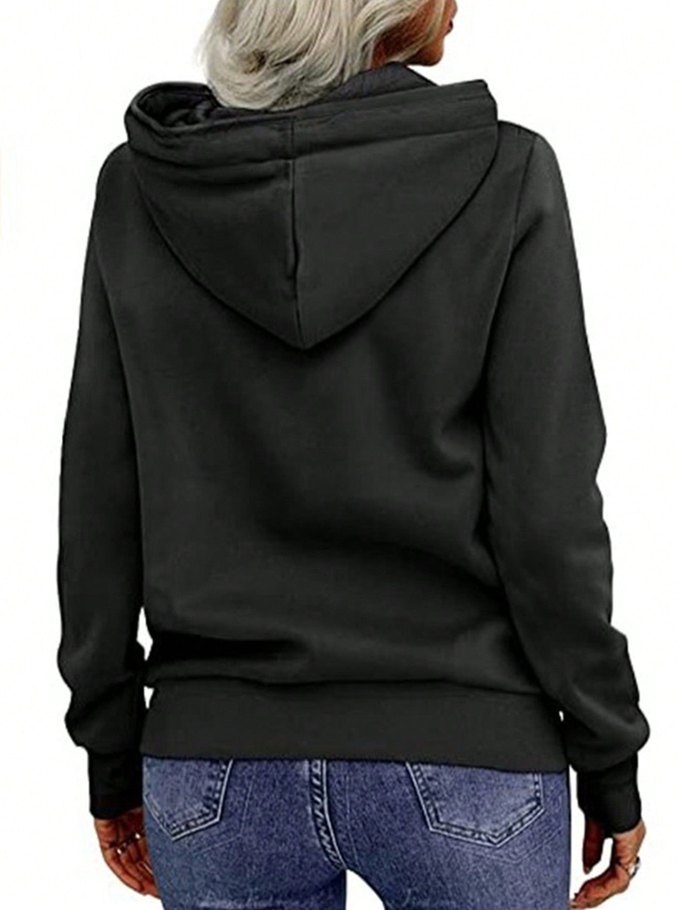 INAWLY SplitZip Luxe Hoodie