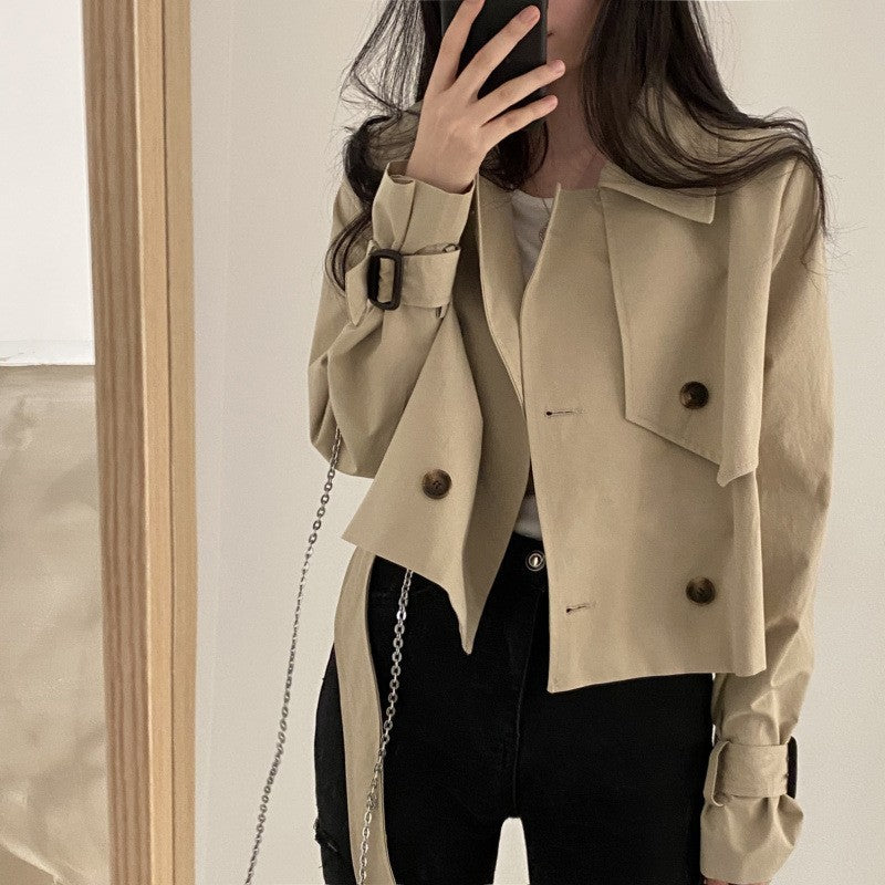 Vintage Grace Tie-Waist Blazer
