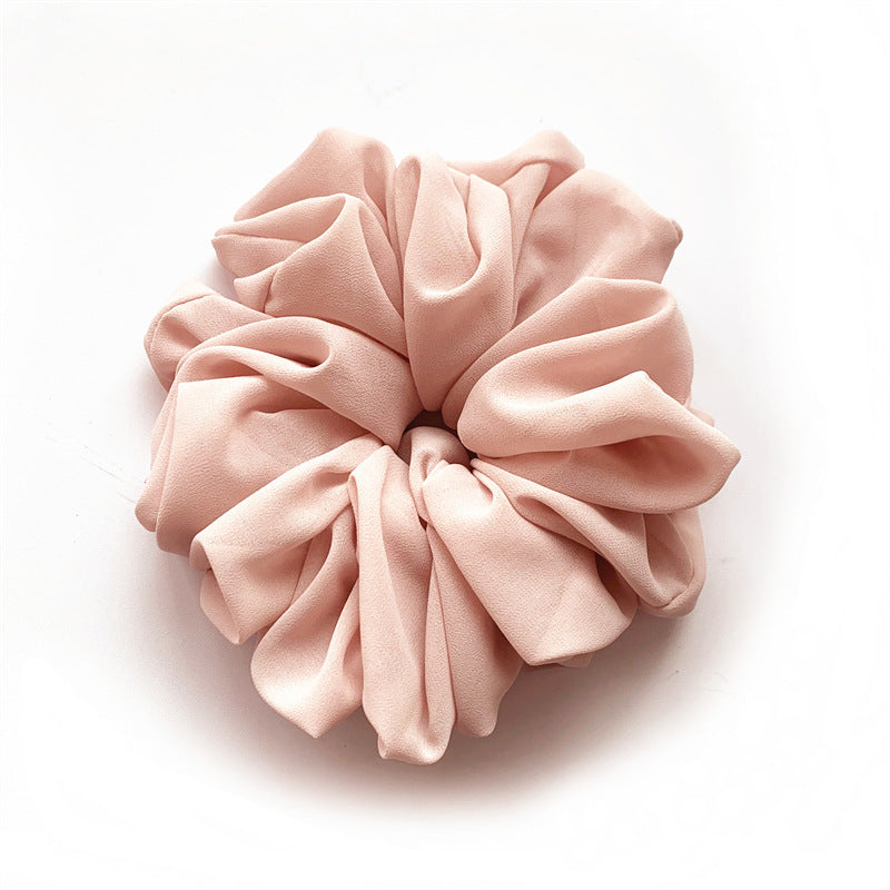 Big Head Bouquet Chiffon Large Intestine Ring Hair Ring