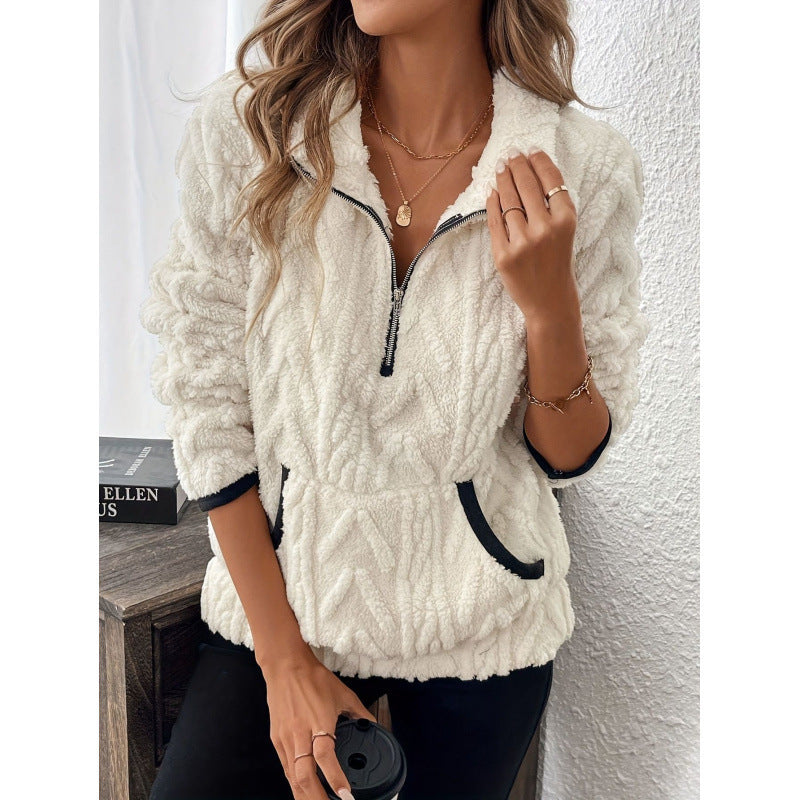 PlushTone Half-Zip Sweater