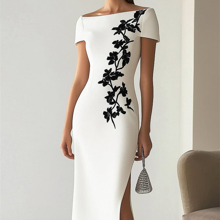 AuraMuse Off-Shoulder Dress