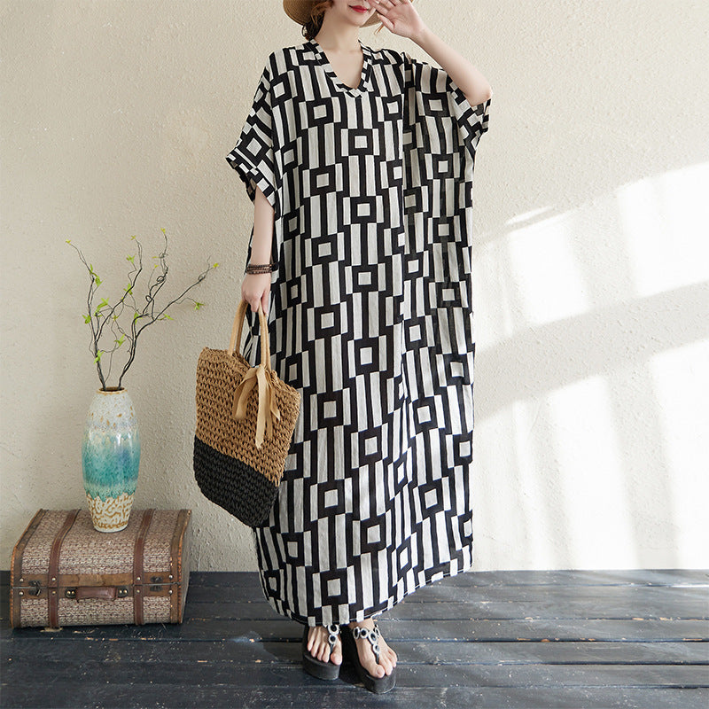 Vintage Veil Comfort Dress