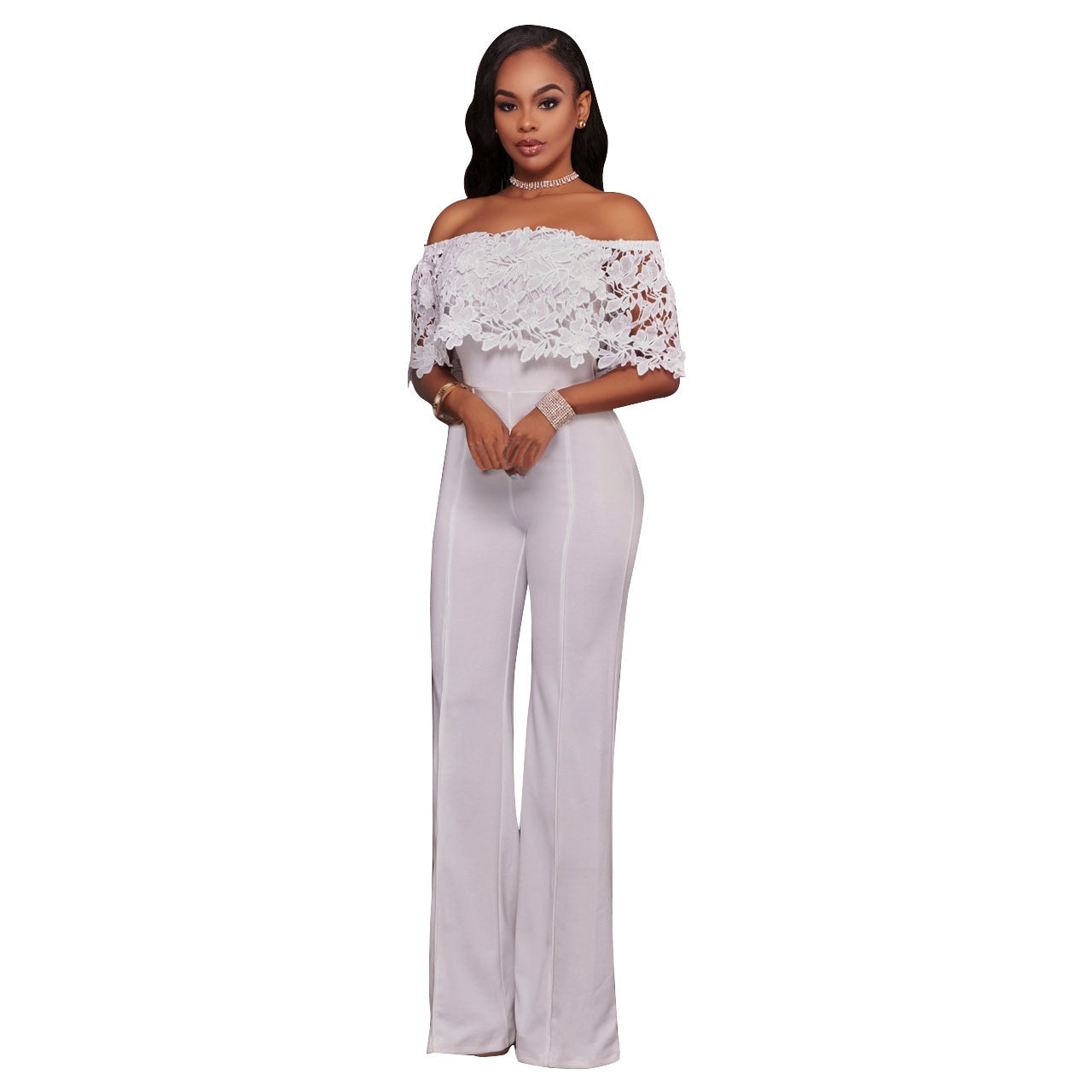 Celestique LaceFuse Jumpsuit
