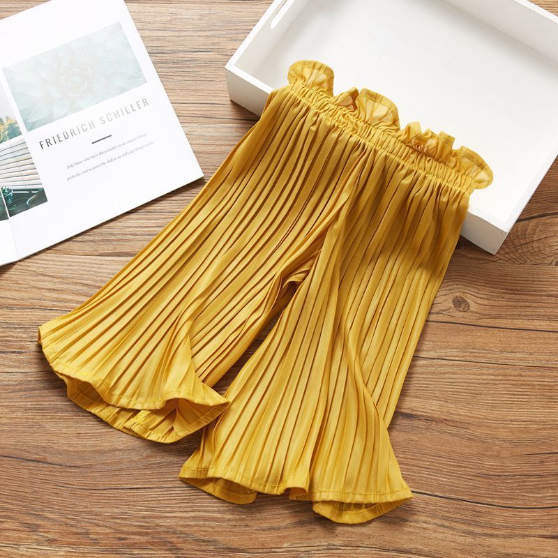 Breathable Ice Silk Wide-leg Pants