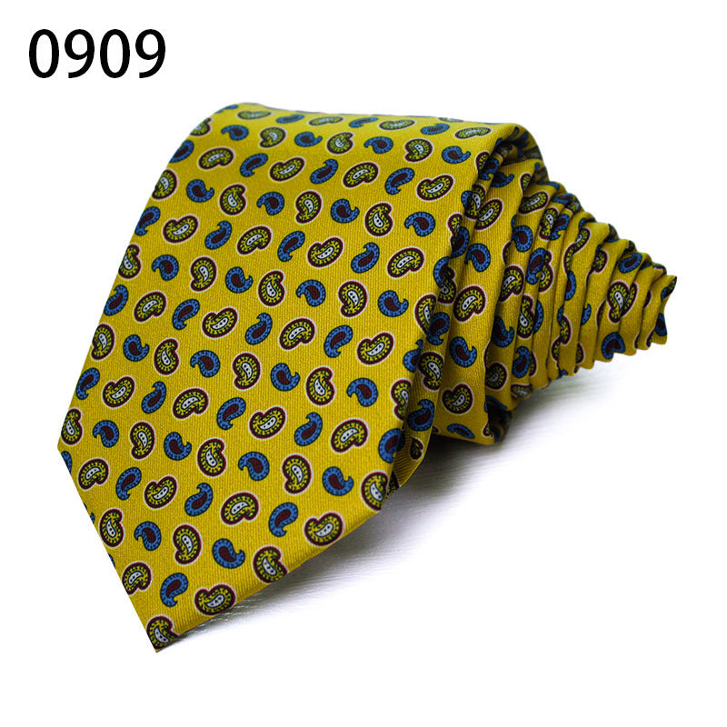 Fashion Polyester Silk Printed Men's Casual Tie