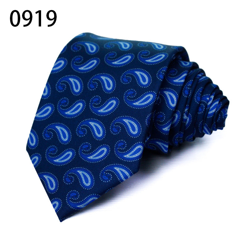 Fashion Polyester Silk Printed Men's Casual Tie