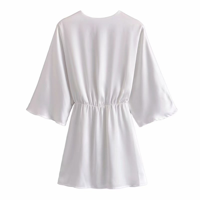 New Silk Satin Texture Dress
