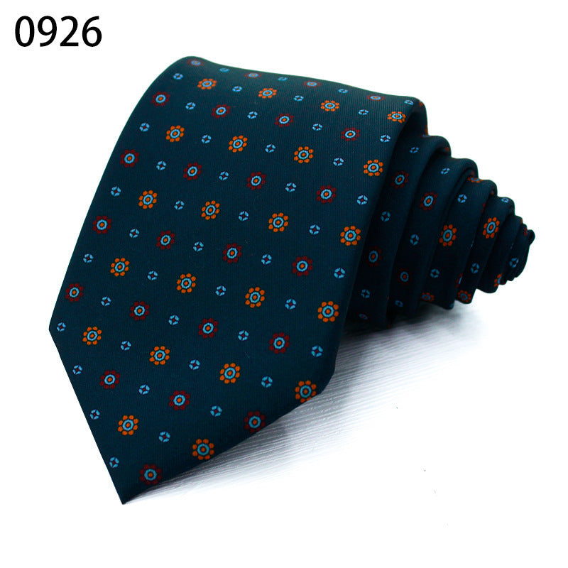 Fashion Polyester Silk Printed Men's Casual Tie