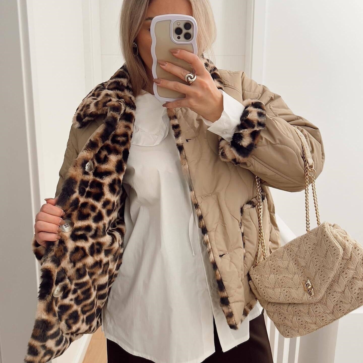DualLux Reversible Fur Coat