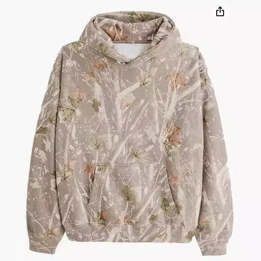 CamoCozy Oversized Wool Hoodie