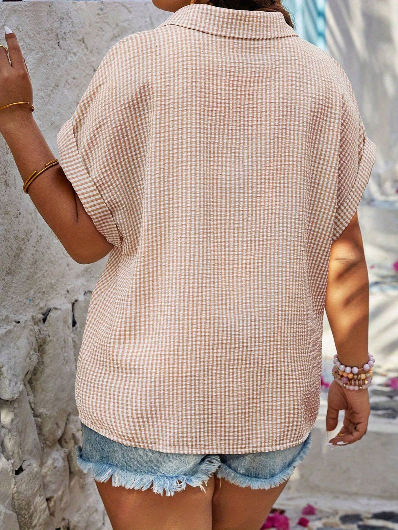 ClaraPlaid EaseShirt