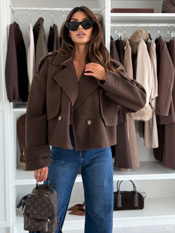 Veloura Woolen Short Coat