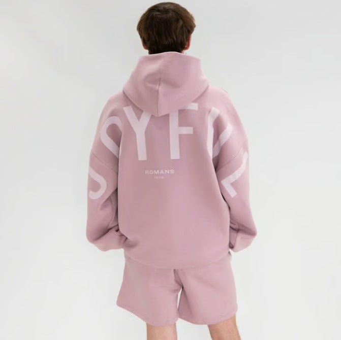 StreetVerse Letter Print Sweatshirt