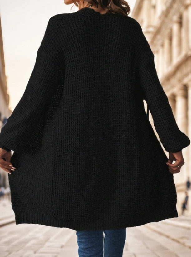 DriftEase Drop Shoulder Cardigan