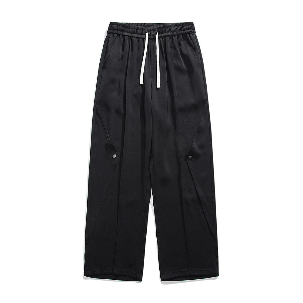 Summer Thin Ice Silk Casual Pants Men
