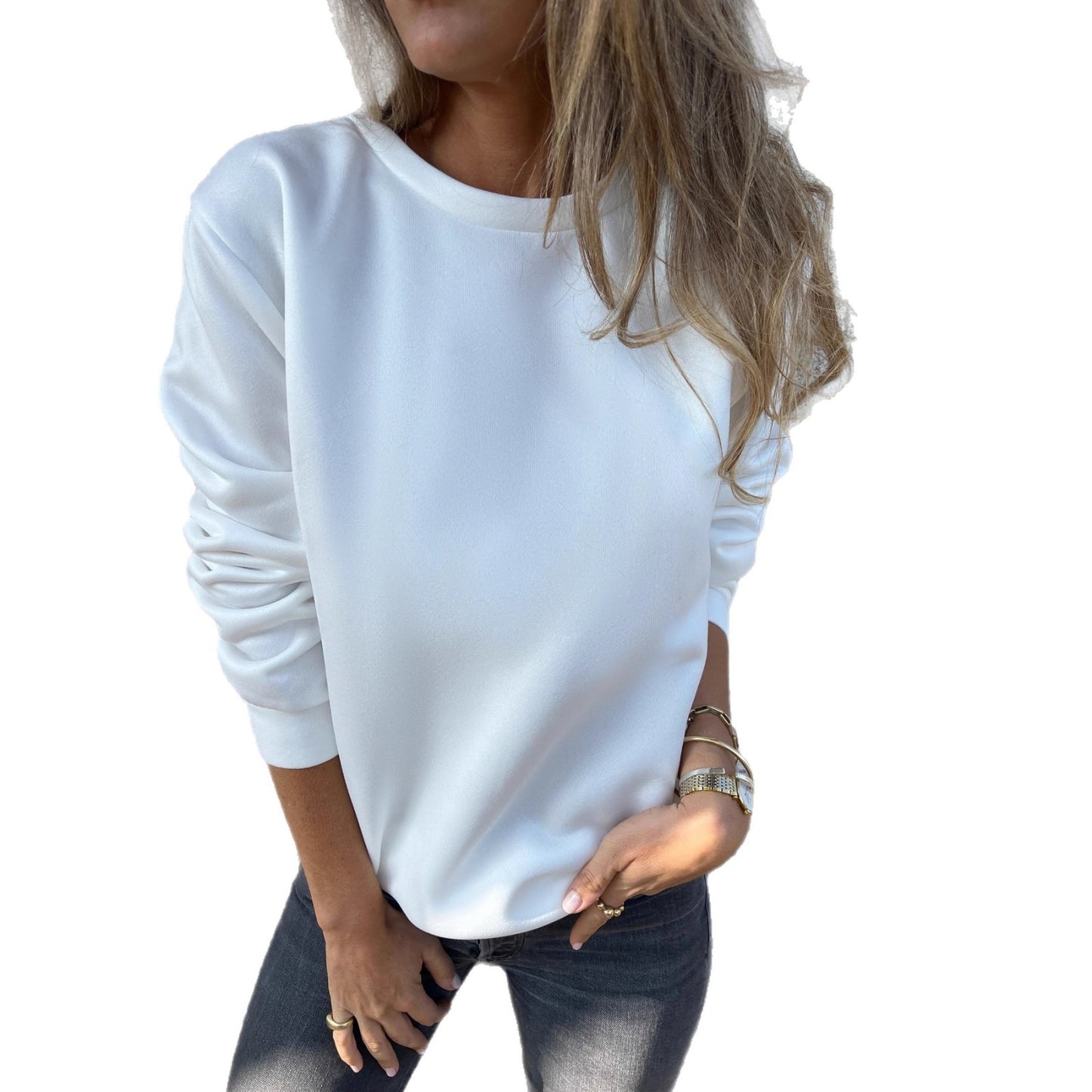 PureEase Solid Knit Sweater