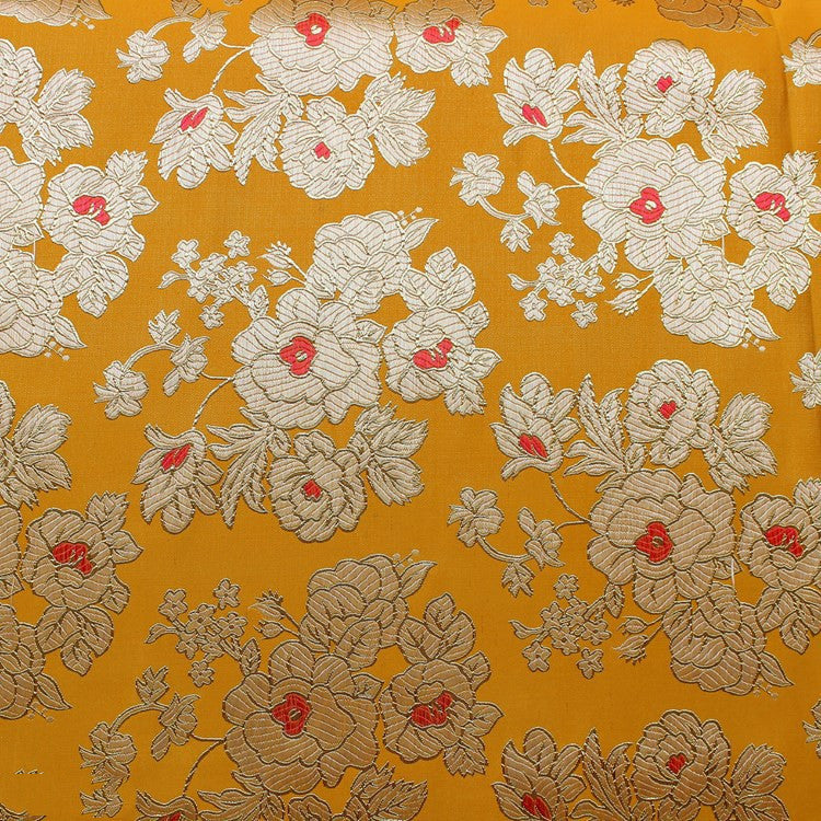 Colorful Gold And Silver Silk Handbag Jacquard Fabric
