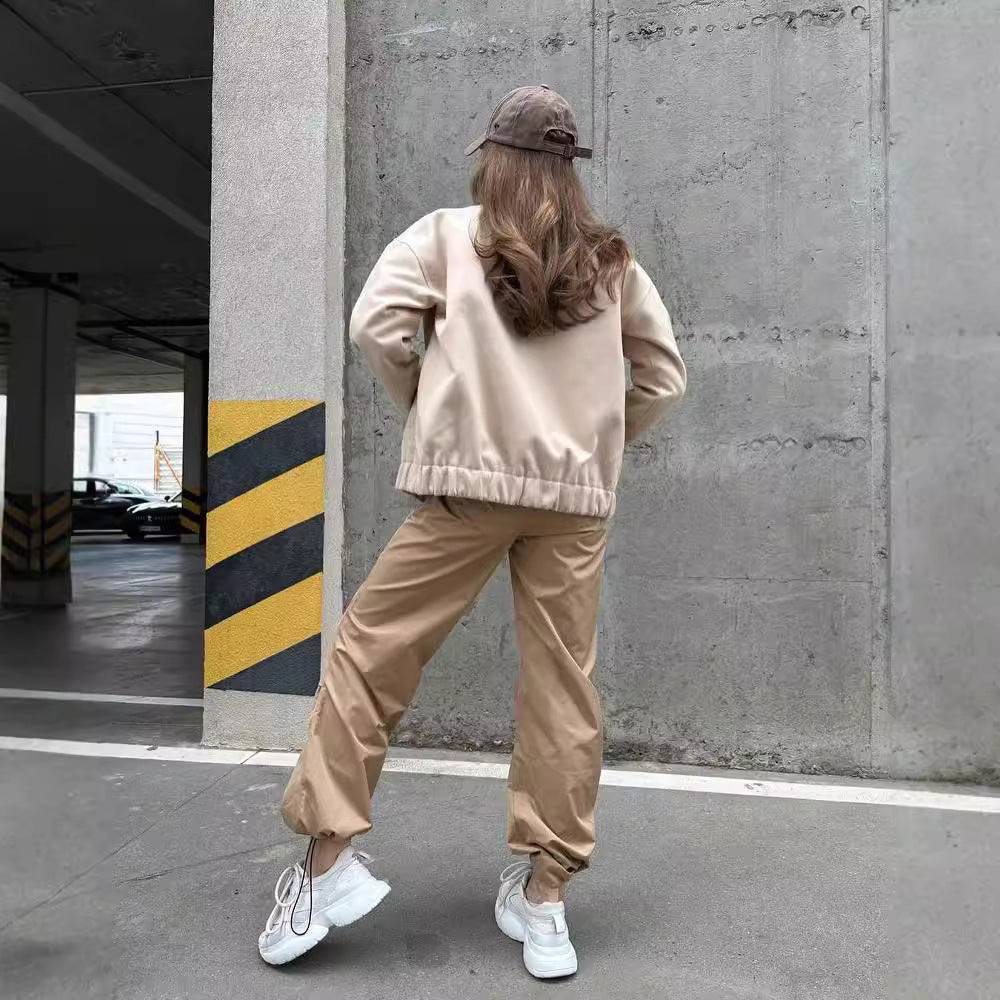 Elevare Stand-Collar Jacket Coat