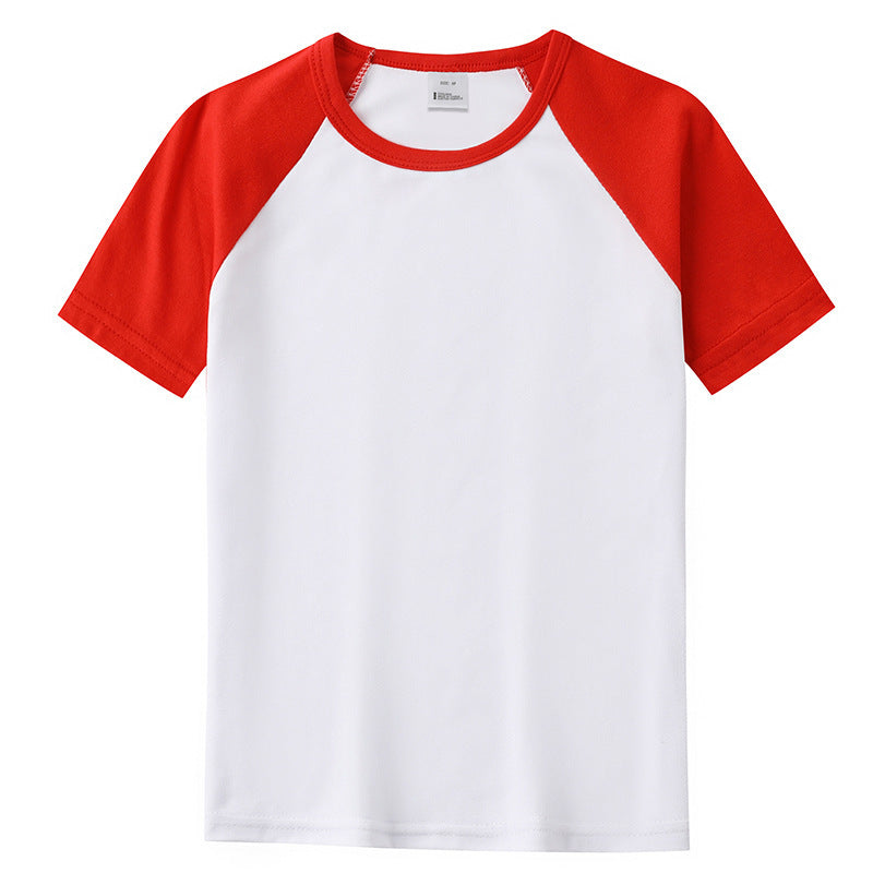 Summer Camp Ice Silk Cotton T-shirt Short Sleeve