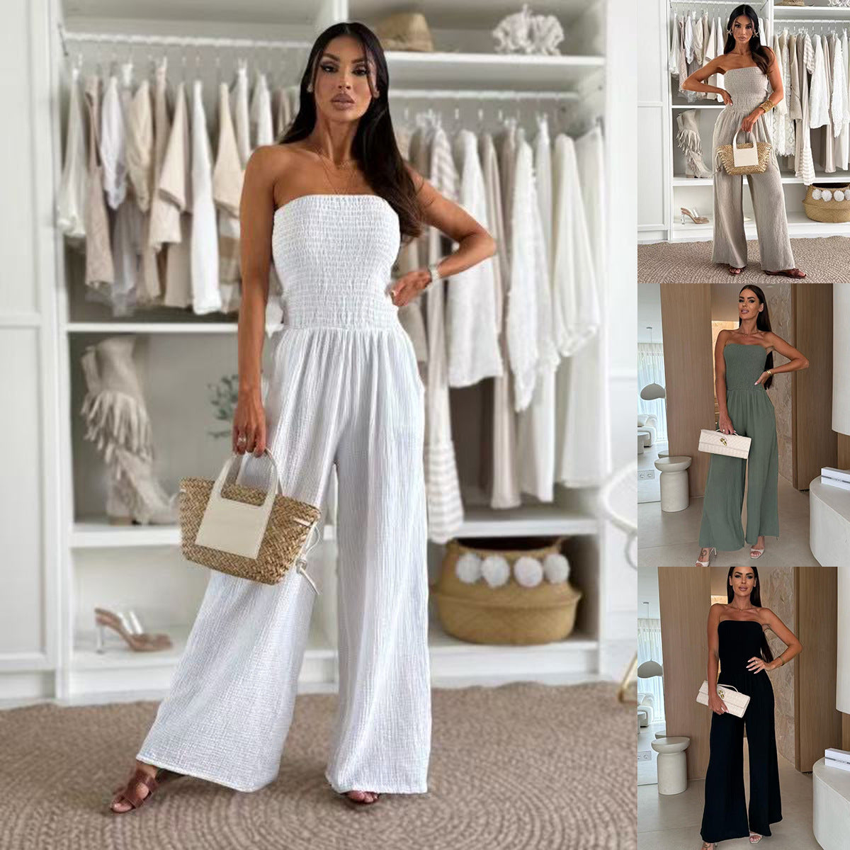 ÉvoLuxe™ One-Shoulder Jumpsuit