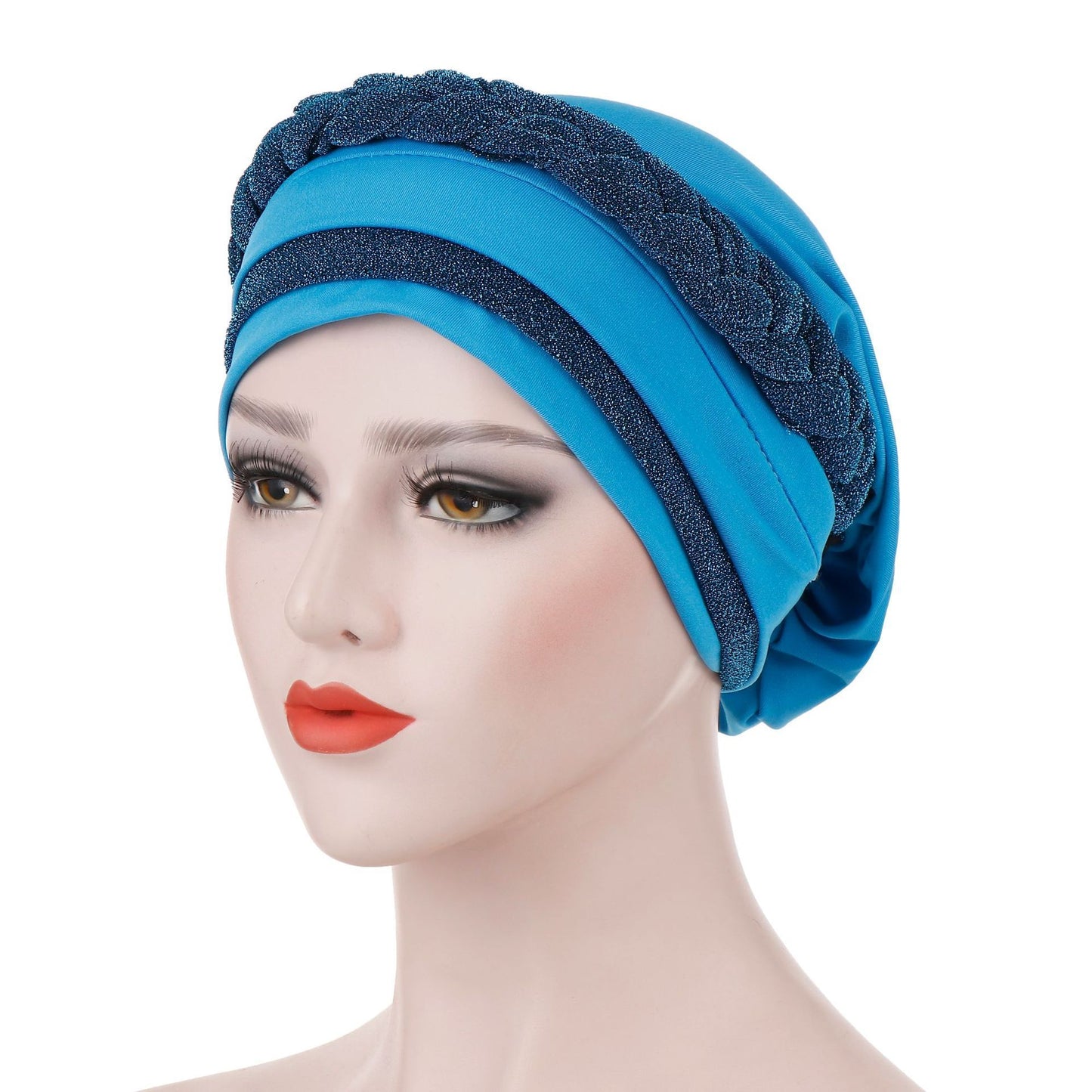 Milk silk can hide hair turban hat