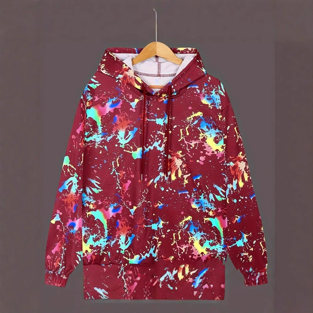 Chromara Hooded Print Sweatshirt