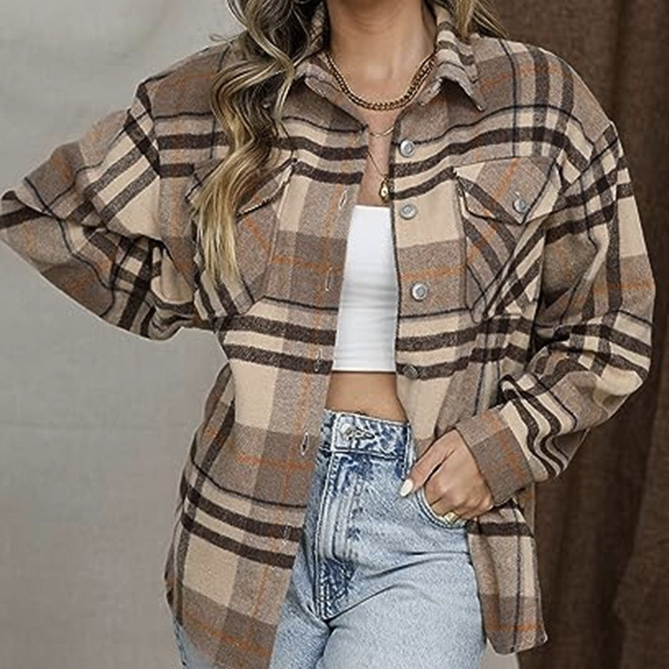 Havenwood Plaid Coatigan