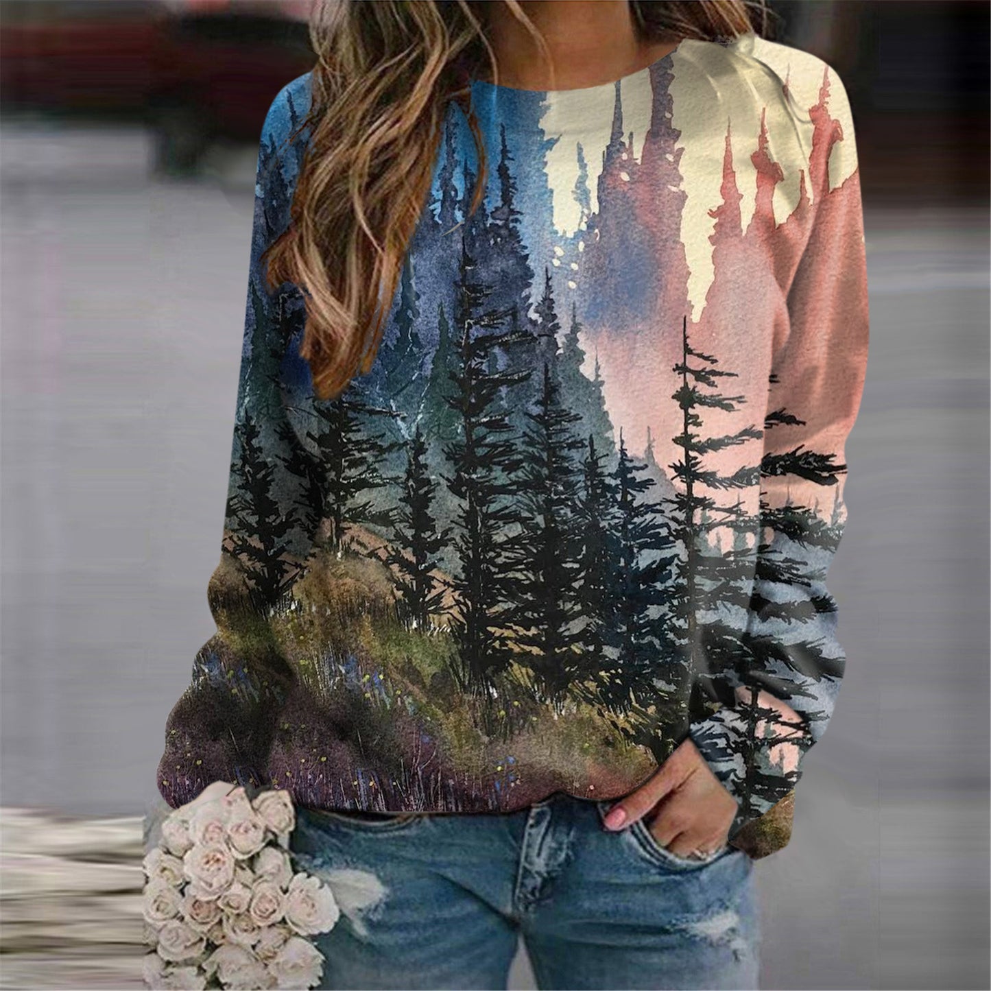 DepthWeave 3D Knit Sweater