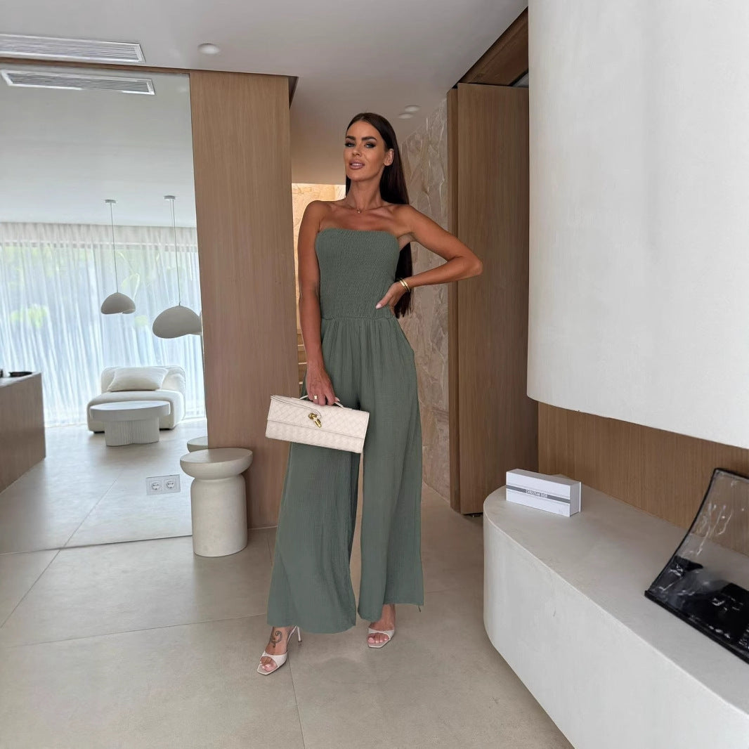 ÉvoLuxe™ One-Shoulder Jumpsuit