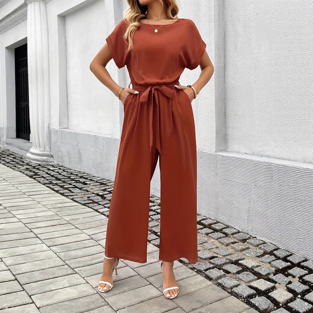 Calyra BeltedGrace Jumpsuit
