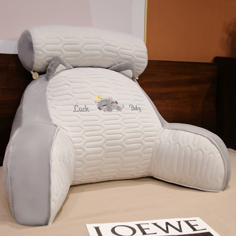 Bed Latex Ice Silk Bedside Cushion
