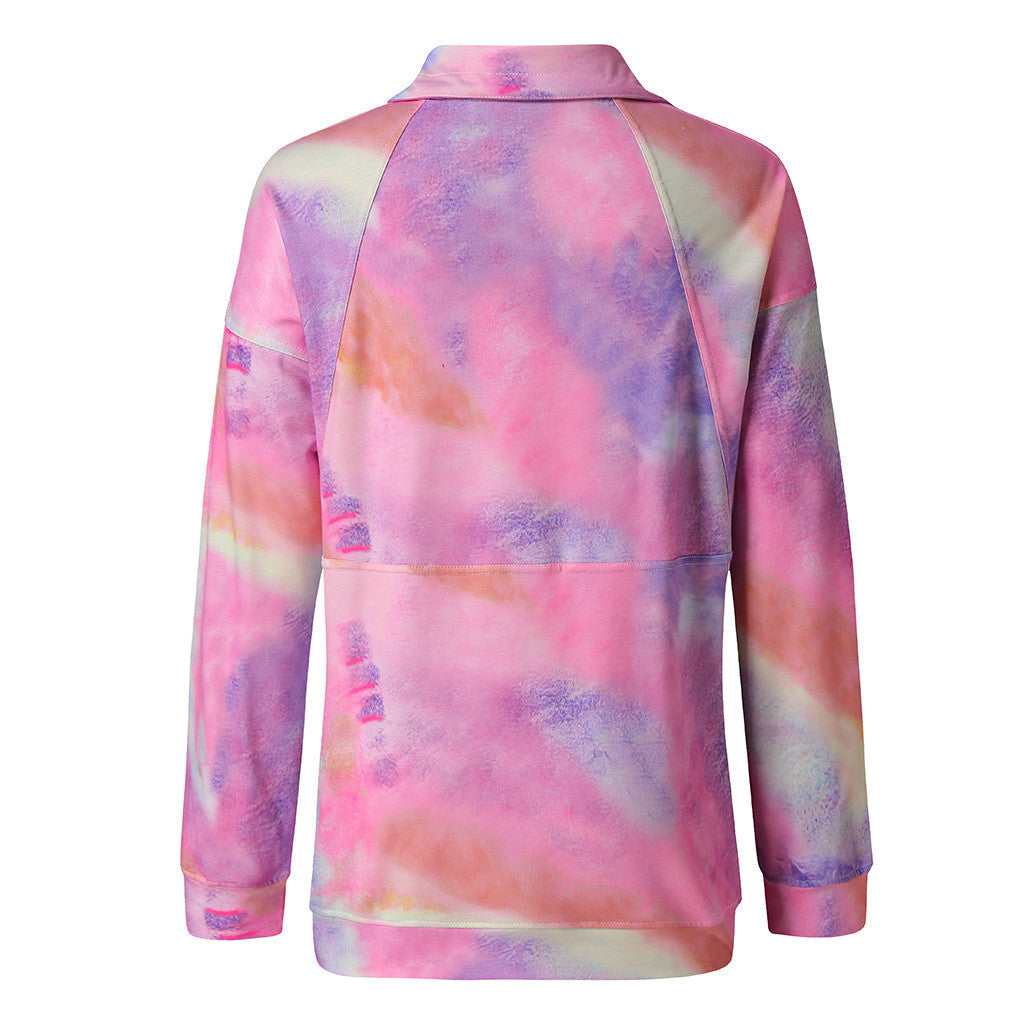 Aurora Bloom Tie-Dye Sweater