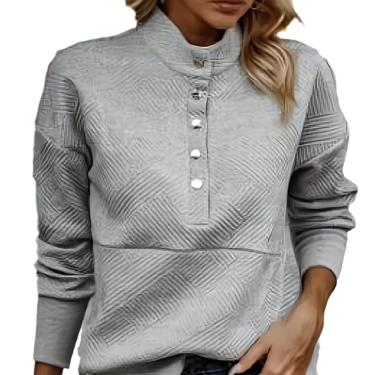 EternaChic Stand Collar Sweater