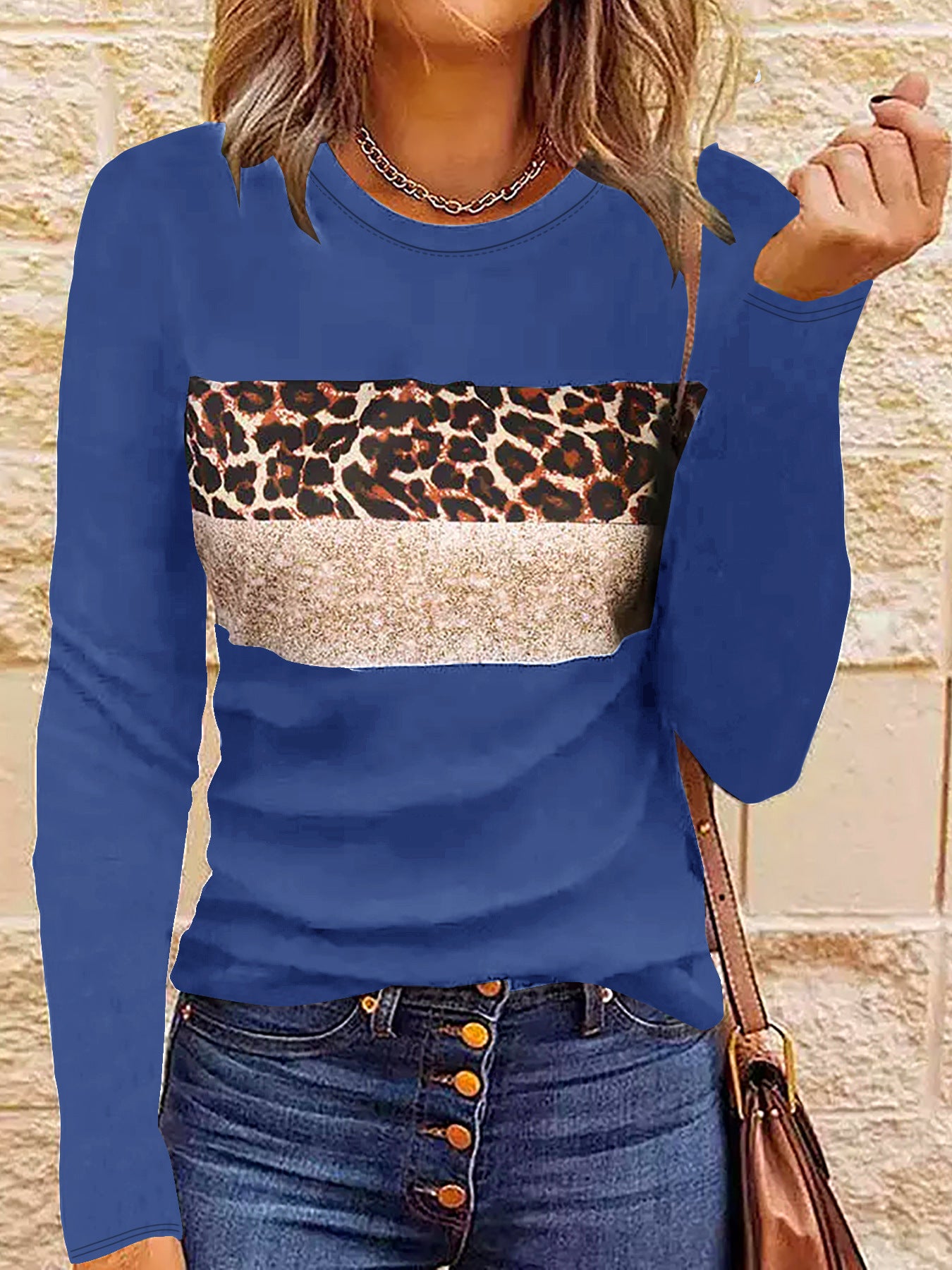 PrintEase Fitted Long Sleeve Tee