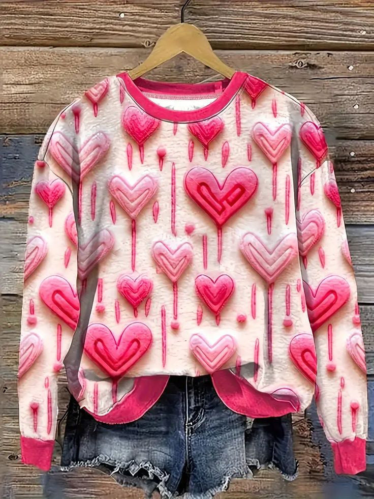 HeartGlow Pullover Hoodie