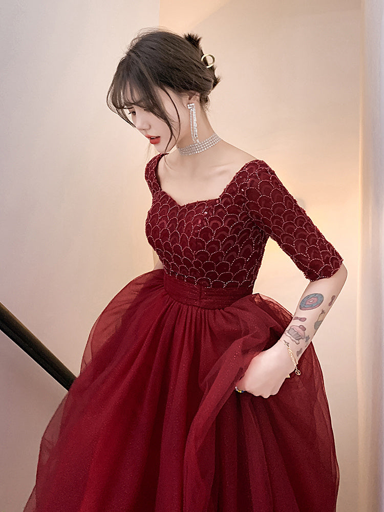 Merlot Reverie Gown