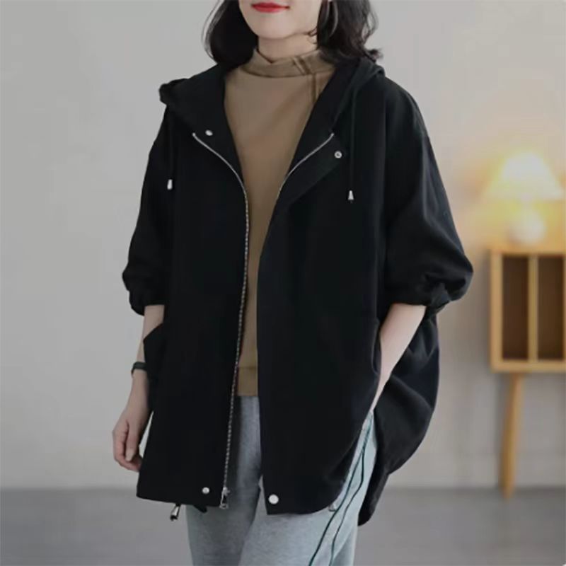 GraceEase Hooded Mom Jacket