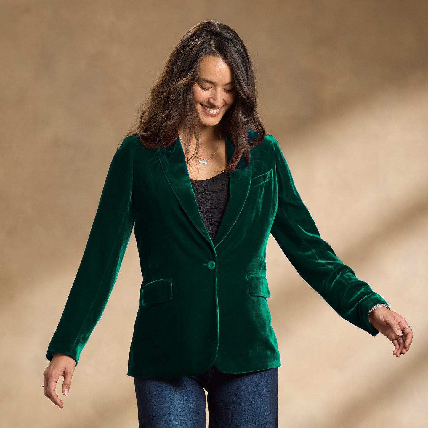 Aurelia Velvet Suit Jacket