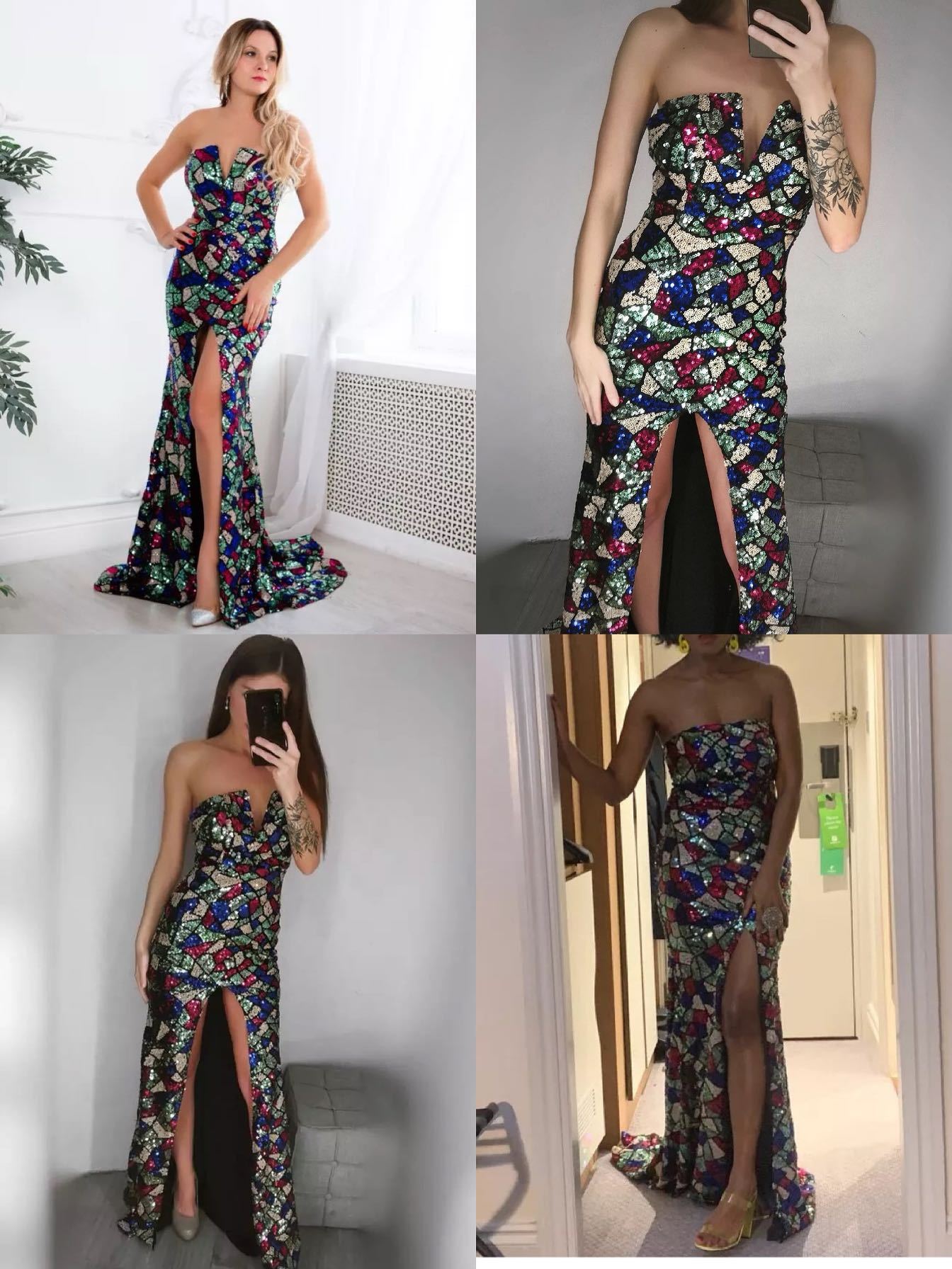 Celestara Sequin Siren Gown