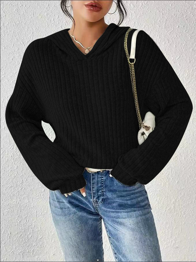 Stratura Hooded Stripe Knit