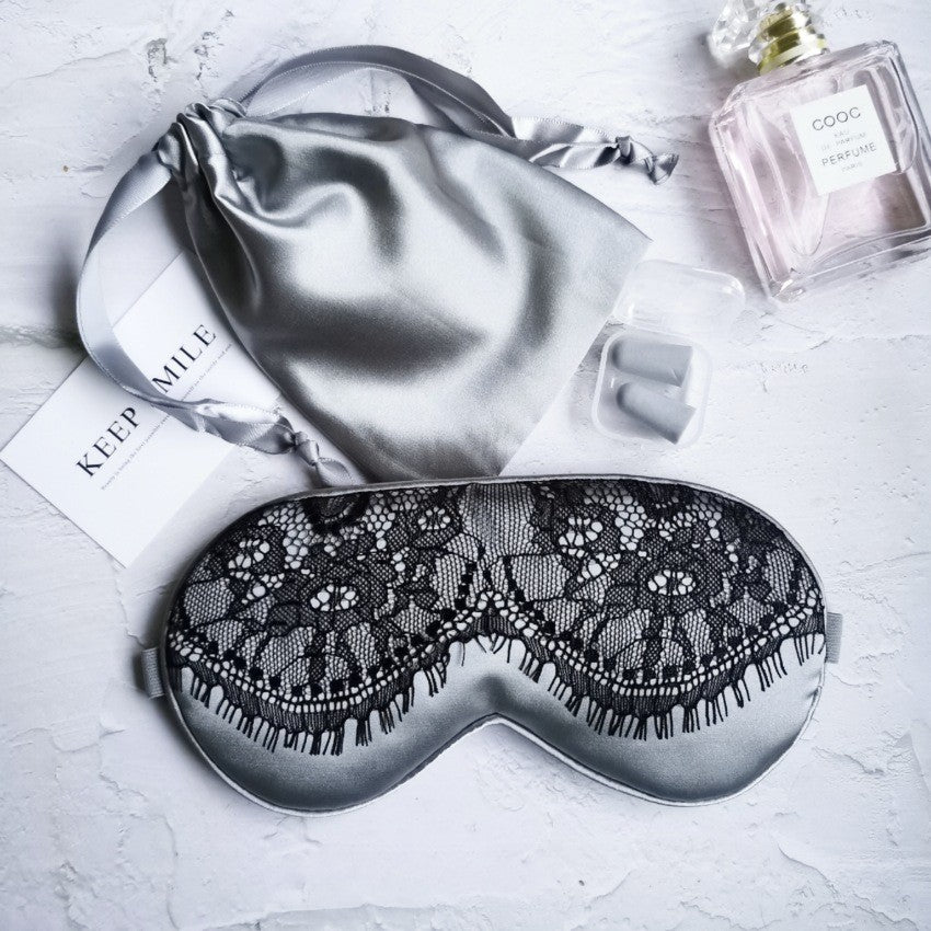 Relieve Eye Fatigue Shading Sleep Breathable Lace And Silk Eye Mask