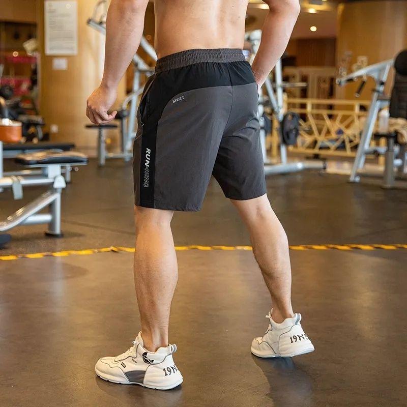Summer New Ice Silk Quick-drying Running Workout Cropped Pants