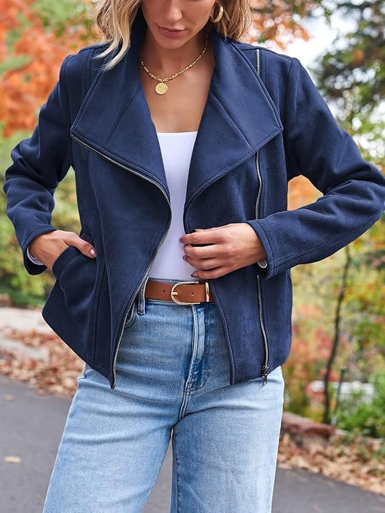 VeluRide Suede Moto Jacket