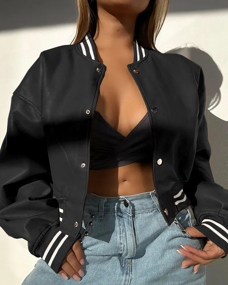 RogueRide PU Leather Jacket