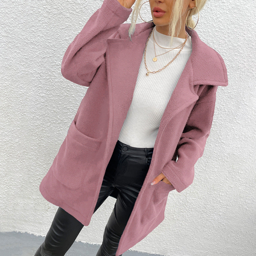CozyReign Double-Sided Fleece Coat