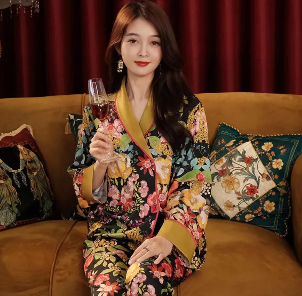 Women's Artificial Silk Home Suitable For Daily Wear
