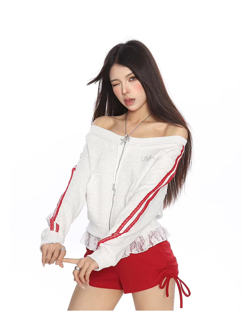 VivaEdge One-Shoulder Sweatshirt