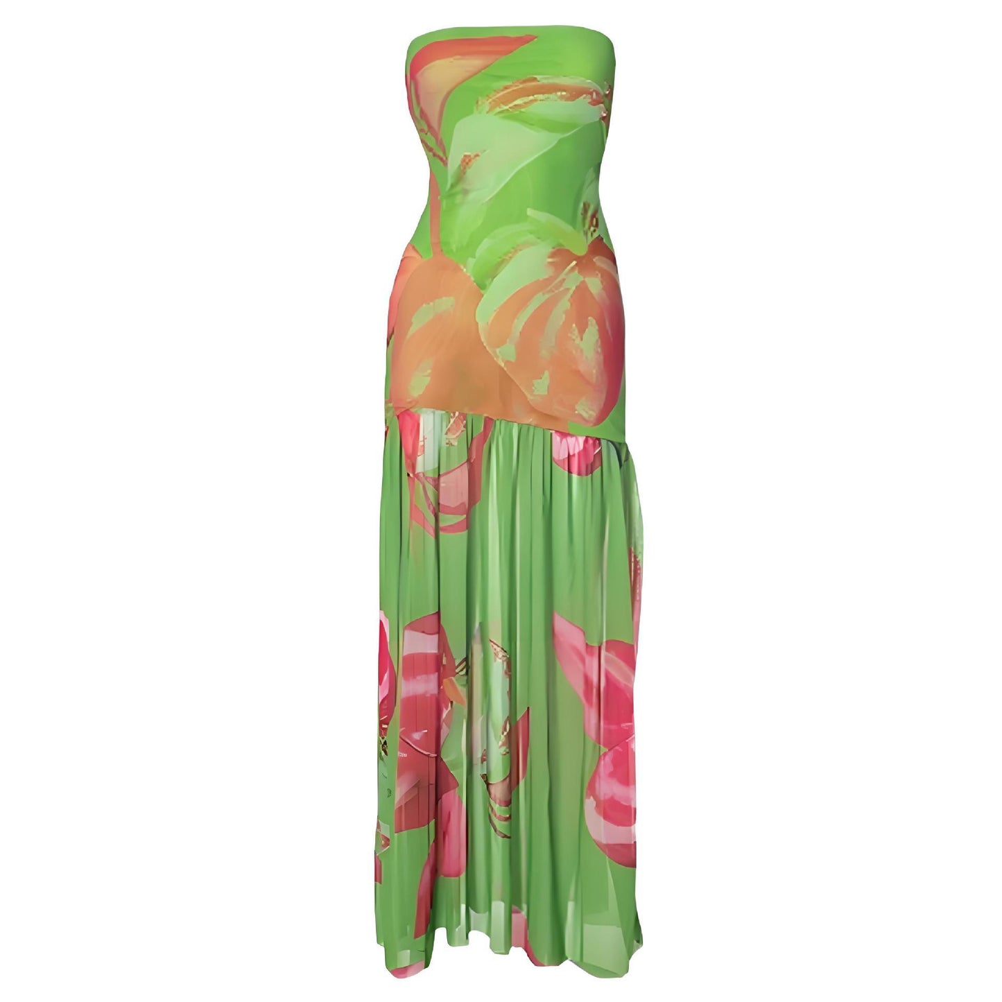 NoirSiren Mesh Tube Dress